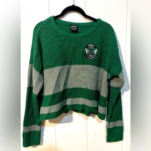 Harry Potter Green and Silver Slytherin Sweater